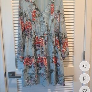 Nanette Lepore Floral Blue Dress